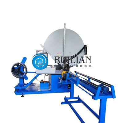 Pemrosesan Ditekan Di Bawah Mesin Saluran Spiral Tee 650 Rpm / Min