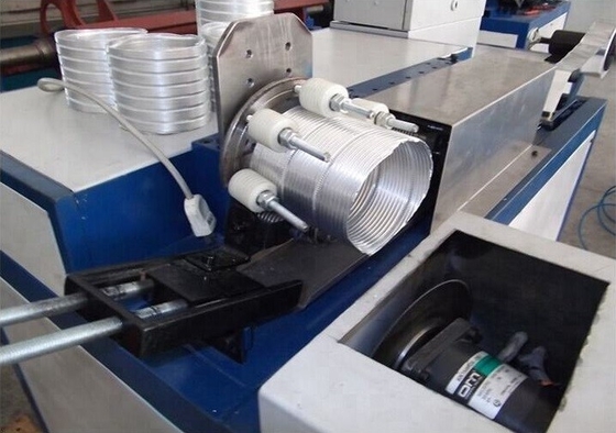 Mesin Saluran Udara Baja Lembaran Karbon Rendah 0.4mm 5KVA Stroke Kerja 50mm