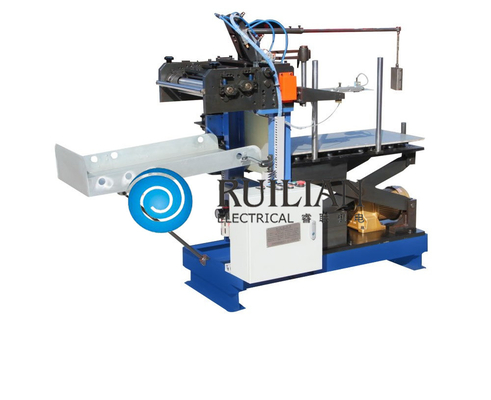 2KVA Tin Plated Sheet Duct Rolling Machine Kecepatan Curling 8m / Min