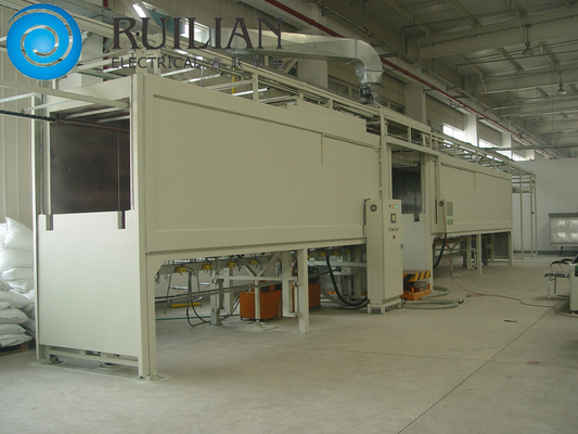 Suspensi Menyampaikan Lini Produksi Pengeringan Cat Dip 120KW