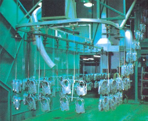 120KW Spray Painting Equipments Aluminium Parts Coating Line 15m / Min