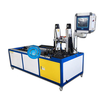 650 Rpm / Min Air Duct Angle Iron Flange Welding Machine 20KVA